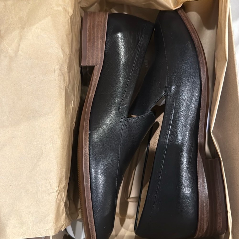 Women’s Madewell Black Frances  Loafer Shoes.